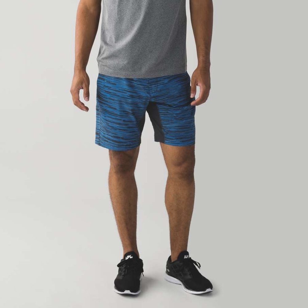 Lululemon T.H.E. Short 9"- Less Space Black Porcelaine